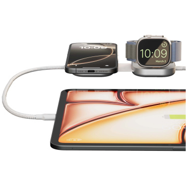 Logotrade Firmengeschenke das Foto: Zens Pro 3 140 W, USB-C, 3 in 1 Ladekabel