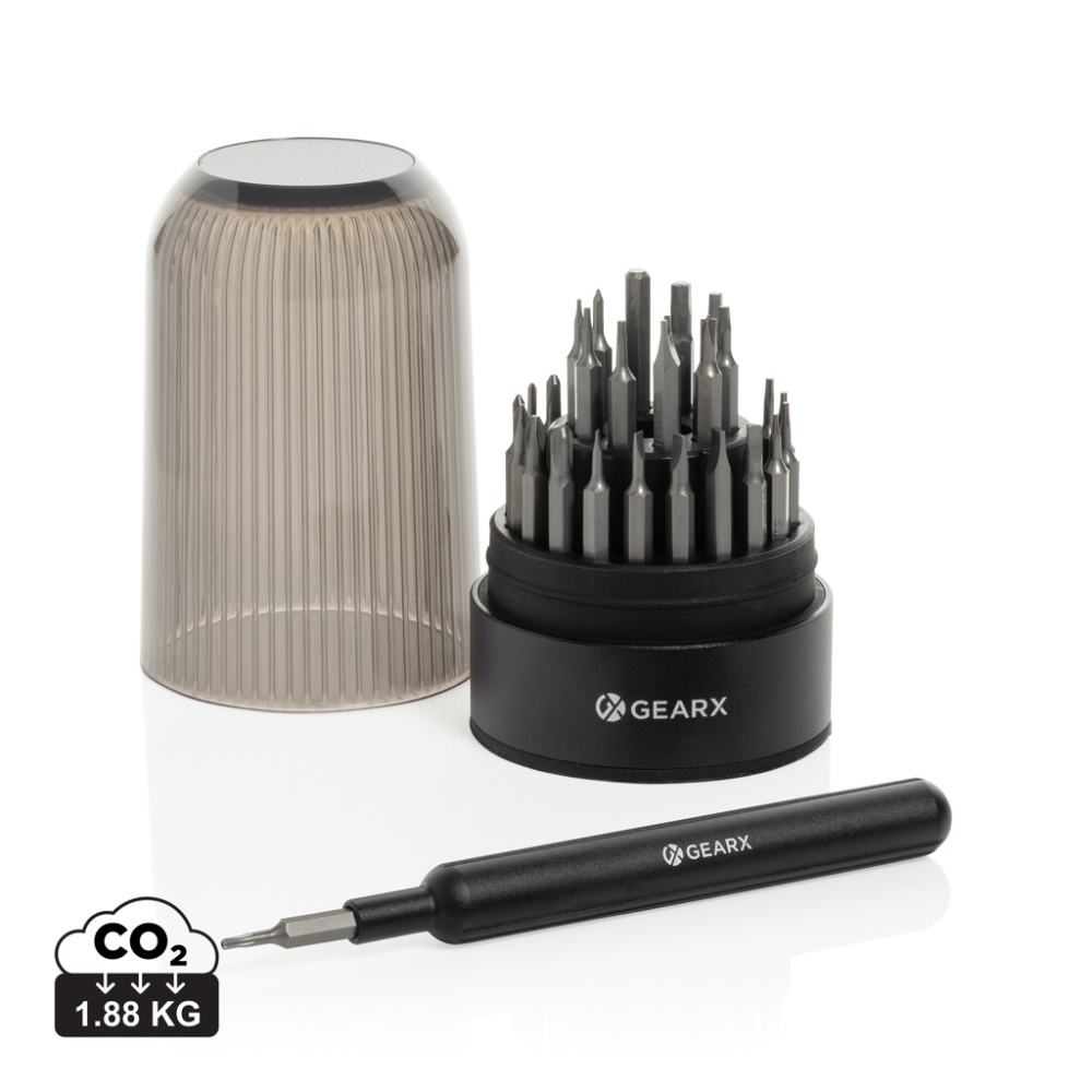 Logotrade Werbeartikel das Foto: Gear X 31-in-1-Multifunktions-Schraubendreher-Set