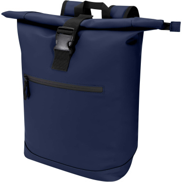 Logotrade Firmengeschenke das Foto: Resi Plus 15" GRS-recycelter Rolltop Rucksack 18 L