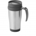 Sanibel 400 ml insulated mug, Silver / Grey