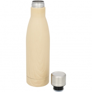 Logo trade advertising product photo of: Vasa 500 ml wood-look copper vacuum insulated bottle