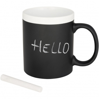 Logo trade promotional merchandise photo of: Chalk-write 330 ml ceramic mug