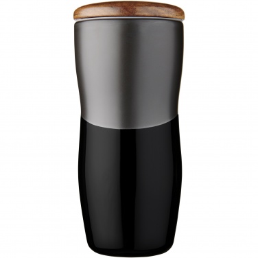 Logo trade corporate gifts picture of: Double-walled ceramic tumbler Reno 370 ml