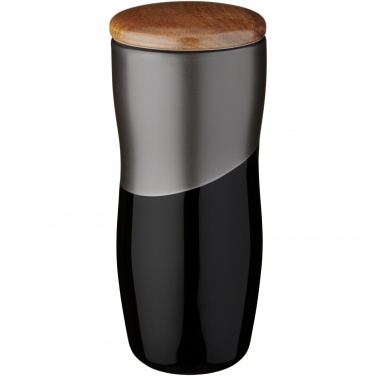 Logo trade promotional giveaways picture of: Double-walled ceramic tumbler Reno 370 ml