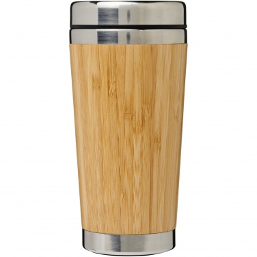 Logotrade advertising products photo of: Bambus 450 ml tumbler with bamboo outer