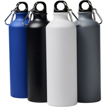 Logo trade corporate gift photo of: Oregon 770 ml matte water bottle with carabiner