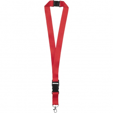 Logo trade advertising product photo of: Yogi lanyard detachable buckle break-away closure