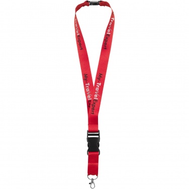 Logotrade business gift image of: Yogi lanyard detachable buckle break-away closure