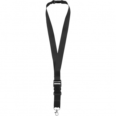 Logotrade promotional giveaway image of: Yogi lanyard detachable buckle break-away closure