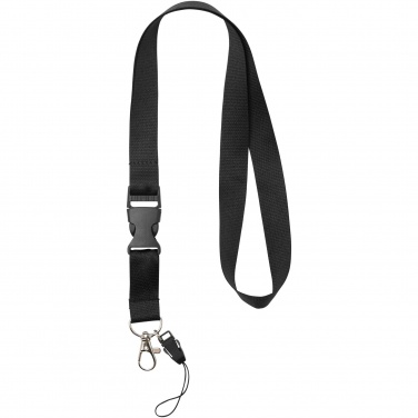 Logo trade promotional item photo of: Sagan phone holder lanyard with detachable buckle