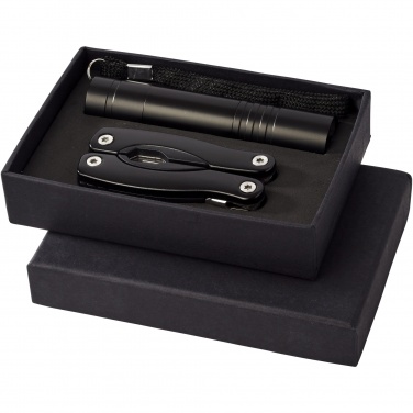 Logotrade promotional merchandise photo of: Scout multi-function knife and LED flashlight set
