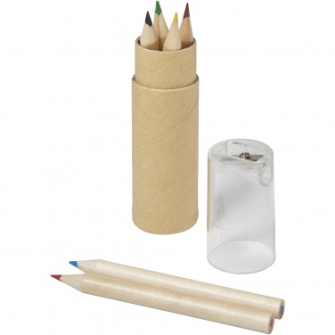 Logotrade advertising products photo of: Kram 6-piece coloured pencil set