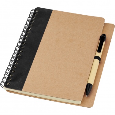 Logotrade promotional gift image of: Priestly recycled notebook with pen