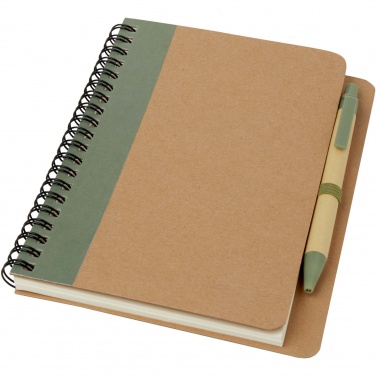 Logo trade promotional gifts image of: Priestly recycled notebook with pen