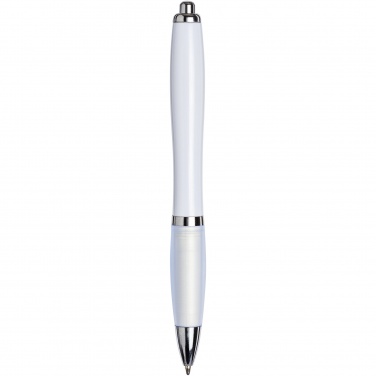 Logotrade promotional products photo of: Nash ballpoint pen with coloured barrel and grip