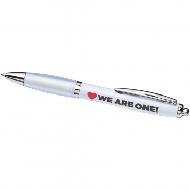 Logo trade promotional items picture of: Nash ballpoint pen with coloured barrel and grip