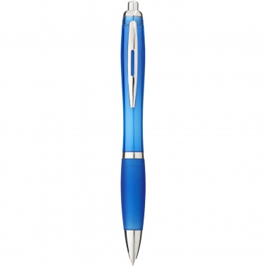 Logotrade promotional product picture of: Nash ballpoint pen with coloured barrel and grip