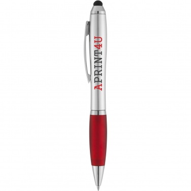 Logotrade business gift image of: Nash stylus ballpoint with coloured grip