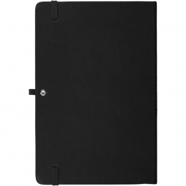 Logo trade promotional giveaways image of: Theta A5 hard cover notebook