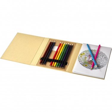 Logotrade promotional giveaways photo of: Pablo colouring set with drawing paper