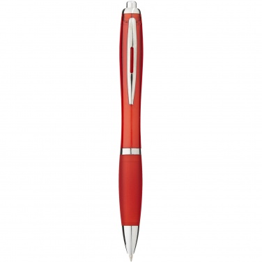 Logo trade promotional products picture of: Nash ballpoint pen coloured barrel and grip