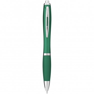 Logo trade advertising products picture of: Nash ballpoint pen coloured barrel and grip