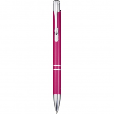 Logotrade advertising products photo of: Moneta aluminium click ballpoint pen (blue ink)