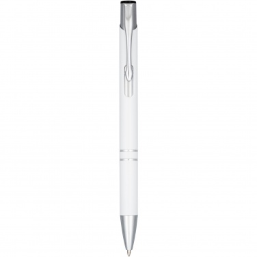 Logo trade corporate gifts picture of: Moneta anodized aluminium click ballpoint pen
