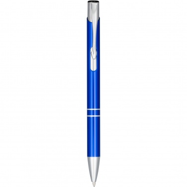 Logo trade promotional giveaways picture of: Moneta anodized aluminium click ballpoint pen