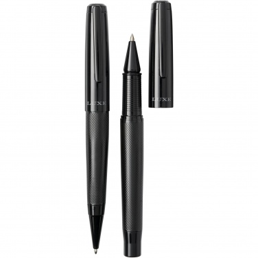 Logo trade business gifts image of: Gloss duo pen gift set