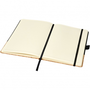 Logo trade advertising products picture of: Evora A5 cork thermo PU notebook