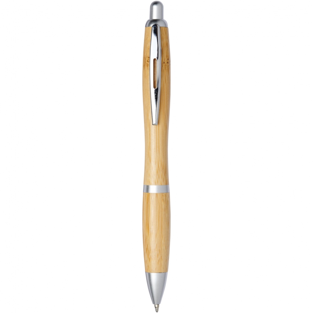 Logo trade promotional items picture of: Nash bamboo ballpoint pen