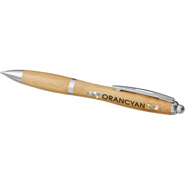 Logo trade promotional gifts picture of: Nash bamboo ballpoint pen