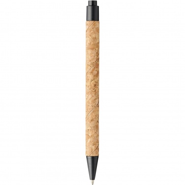 Logo trade promotional merchandise image of: Midar cork and wheat straw ballpoint pen