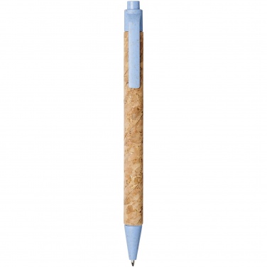 Logotrade promotional giveaway image of: Midar cork and wheat straw ballpoint pen