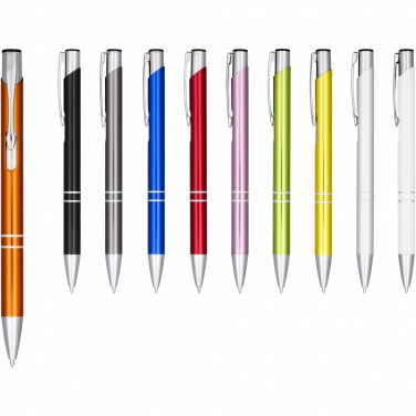 Logotrade corporate gift image of: Moneta anodized aluminium click ballpoint pen