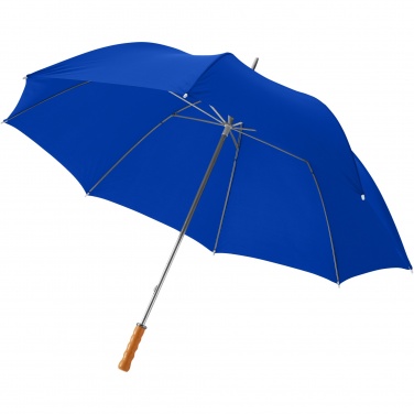 Logo trade corporate gifts image of: Karl 30" golf umbrella with wooden handle