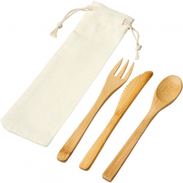 Logotrade promotional items photo of: Celuk bamboo cutlery set