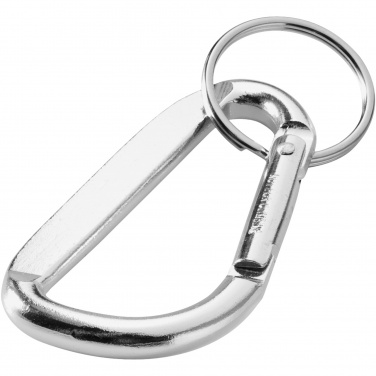Logo trade promotional merchandise photo of: Timor carabiner keychain