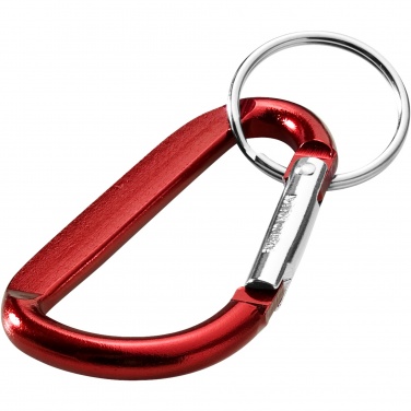Logo trade advertising product photo of: Timor carabiner keychain