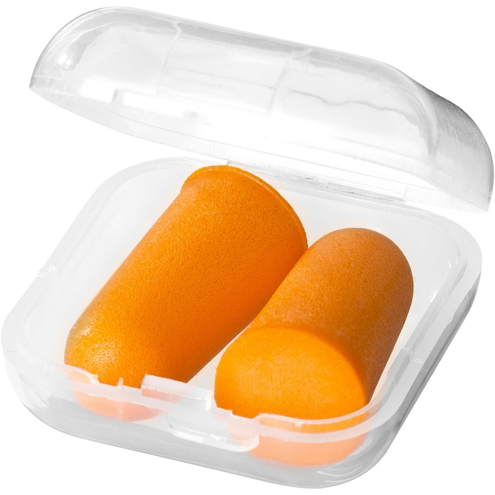 Logo trade corporate gifts image of: Serenity earplugs with travel case