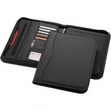 Logo trade promotional item photo of: Ebony A4 zippered portfolio