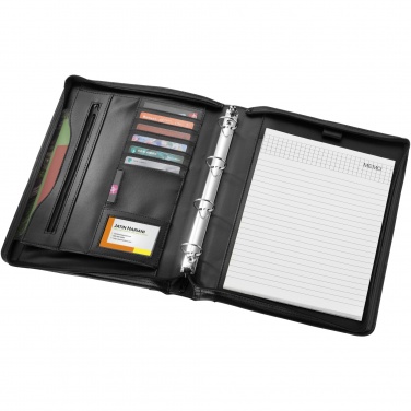 Logo trade advertising products image of: Ebony A4 briefcase portfolio