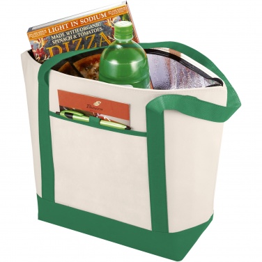 Logo trade business gift photo of: Lighthouse non-woven cooler tote 21L