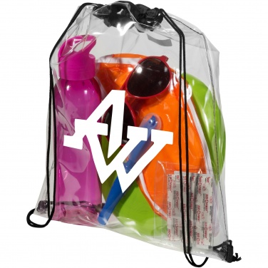 Logotrade promotional product image of: Lancaster transparent drawstring bag 5L