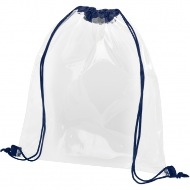 Logo trade advertising products image of: Lancaster transparent drawstring bag 5L