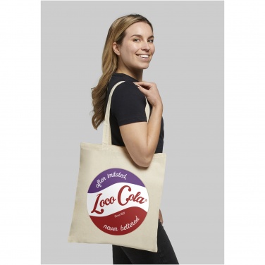 Logo trade promotional gifts picture of: Madras 140 g/m² cotton tote bag 7L