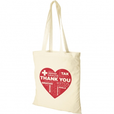 Logo trade promotional items picture of: Madras 140 g/m² cotton tote bag 7L