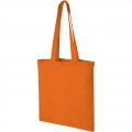 Madras 140 g/m² cotton tote bag 7L, Orange