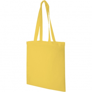 Logo trade promotional giveaways image of: Madras 140 g/m² cotton tote bag 7L